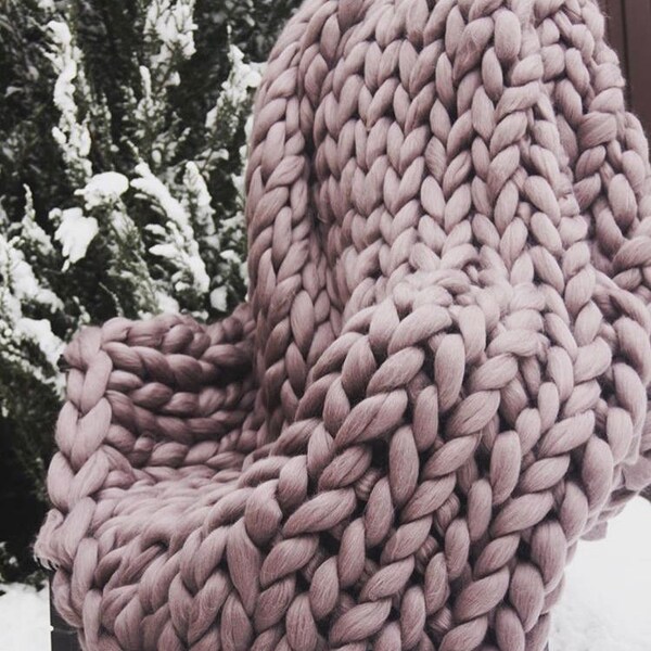 Merino wool blanket