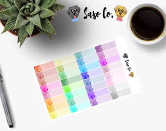 Watercolor Appointment Planner Stickers