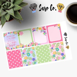 Flower Power Planner Vertical Full Weekly Kit
