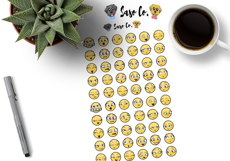 Emoji Planner Stickers image 2