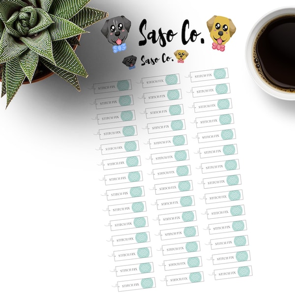 Stitch Fix Planner Stickers