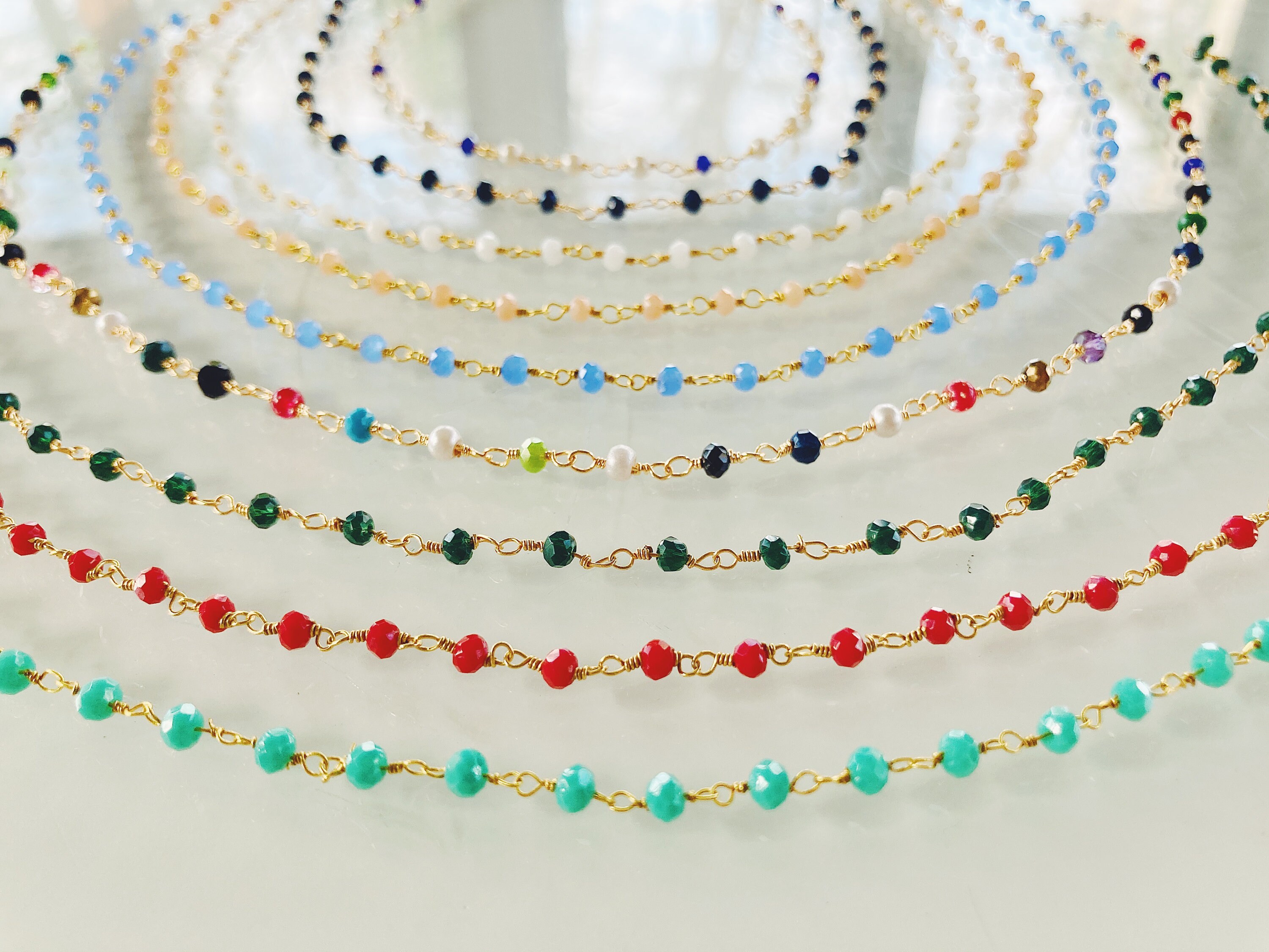 Collar con cuentas collar de cuentas collar de cuentas de Etsy