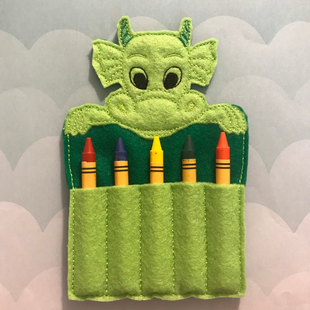 Dragon Crayon Holder / Crayon Travel Case Etsy