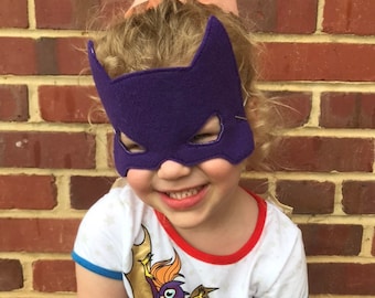 Bat Hero Costume - Felt Mask, Hero Mask, Super Hero, Party Favor, Birthday Gift, Halloween Costume