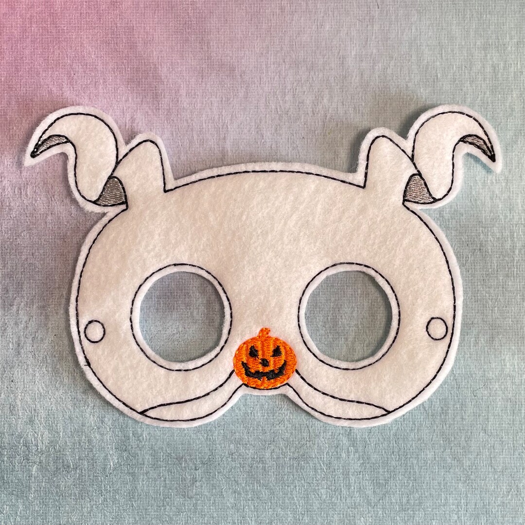 Nightmare Ghost Dog Costume Felt Mask Costume Mask Party Etsy