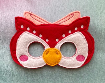 Island Celestial Owl Costume - Felt Mask, Owl Mask, Party Favor, Birthday Gift, Halloween Costume