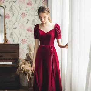 Shania formal velvet sweetheart dress deals