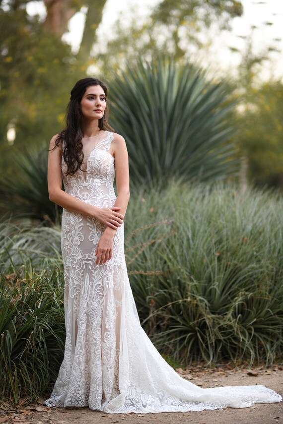Lorelei Selena Huan Sequins Embroidery Israel Lace Illusive Etsy