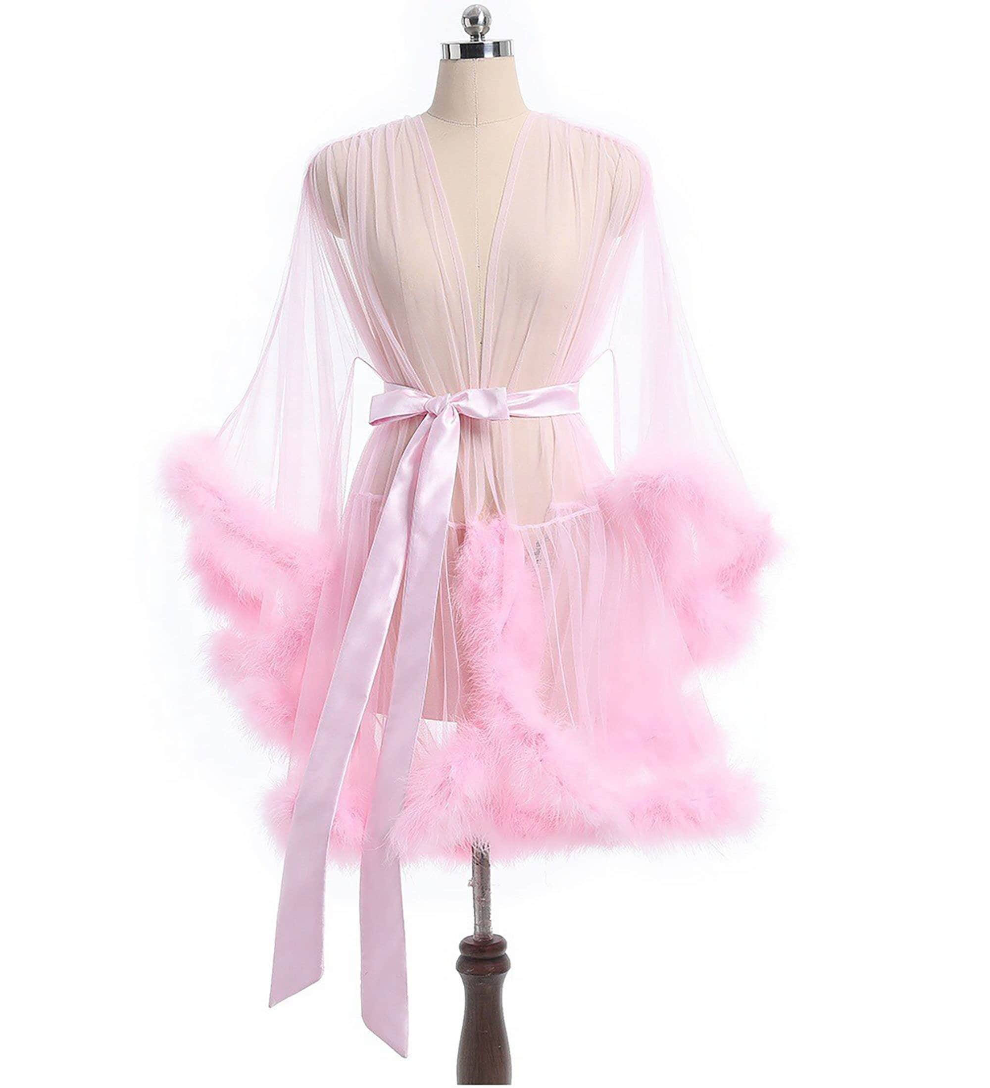 Deluxe Feather Boa Long Robe – Exotica Lingerie Boutiques