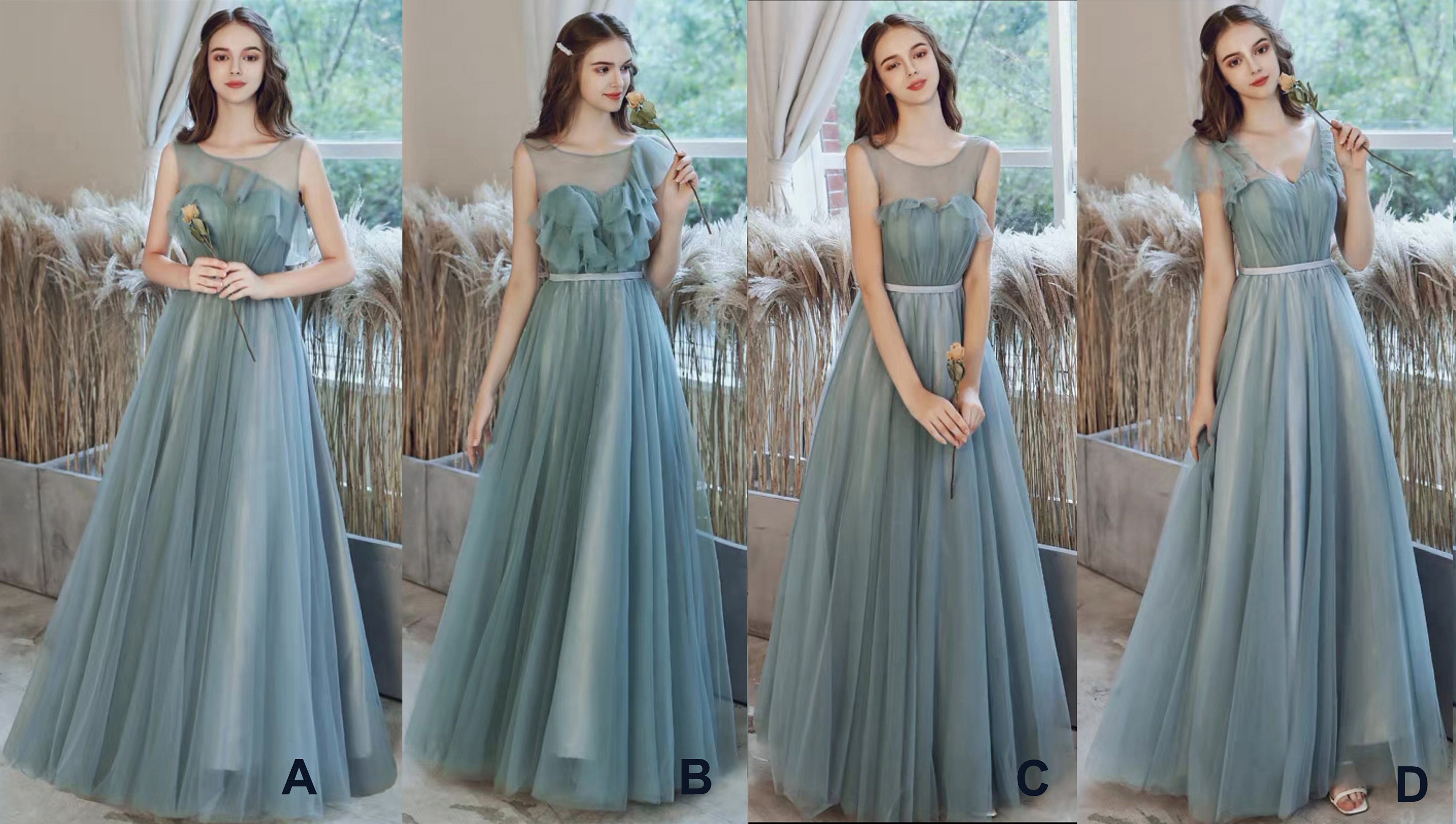 Grape One Shoulder Bridesmaid Dresses 2023 Long Mermaid Boat Neck Wedding  Party Dress For Women Maid Of Honor - AliExpress
