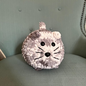 Crochet Cat Plush – Handmade Stuffed Animal Toy
