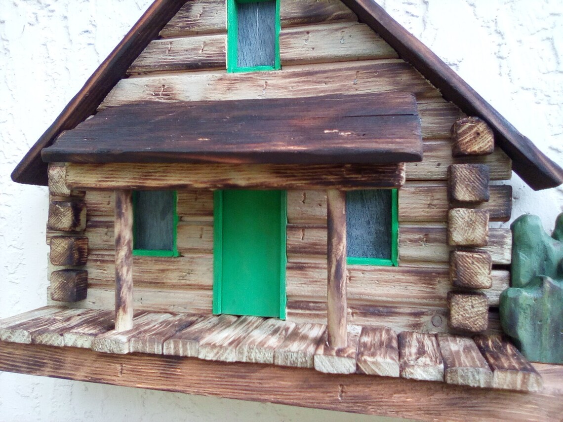 Log Cabinlog Cabin Artlog Cabin Wall Decorrustic Log Cabinamerican