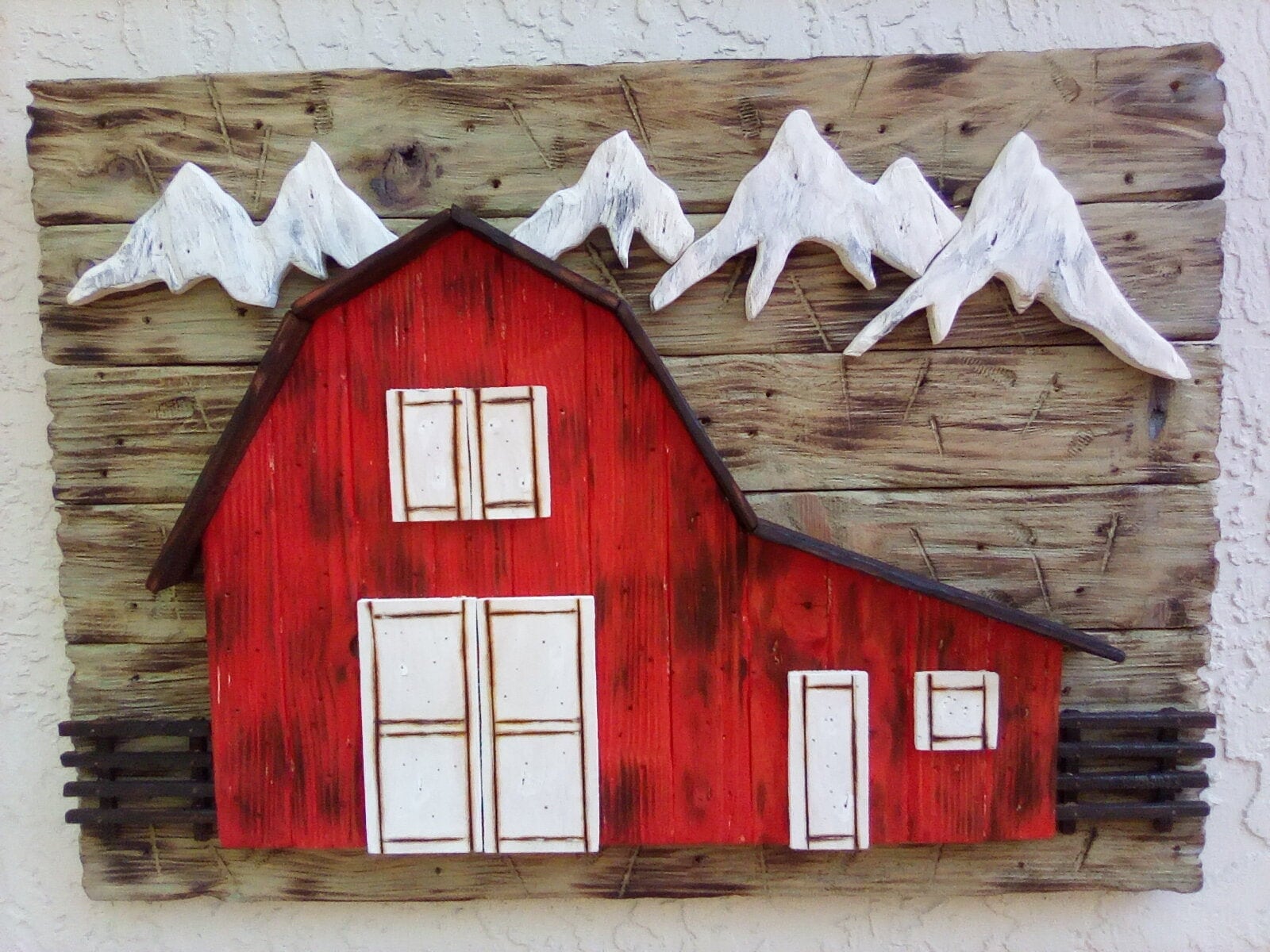 Red BarnOld BarnBarn Wall ArtRed Barn ArtCountry Etsy