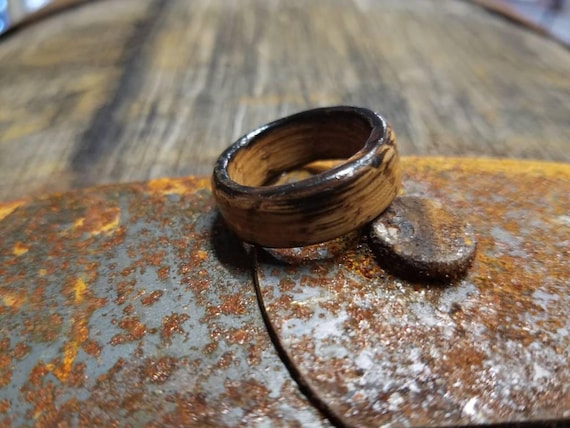 Whiskey Barrel Ring. Old No7 Chard and Turned Straight off the - Etsy