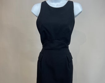 1970s Geoffrey Beene New York Black Dress