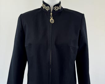 Early 2000s St. John Sport Black Jacket