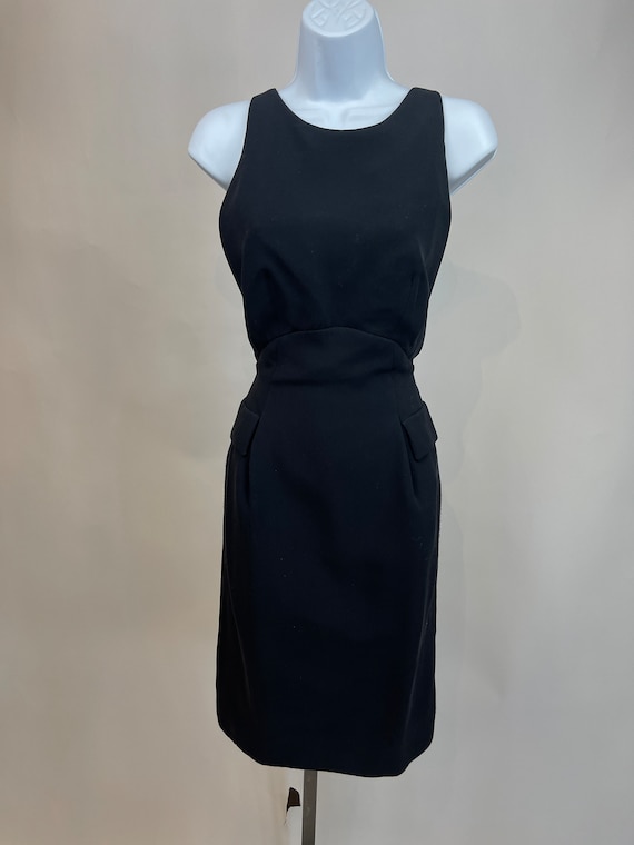 1970s Geoffrey Beene New York Black Dress