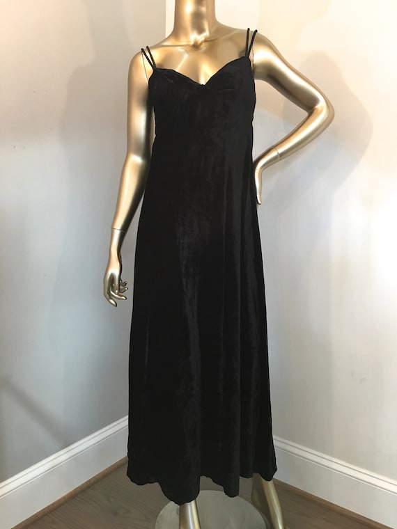 1980s Guess Velvet Slip Dress