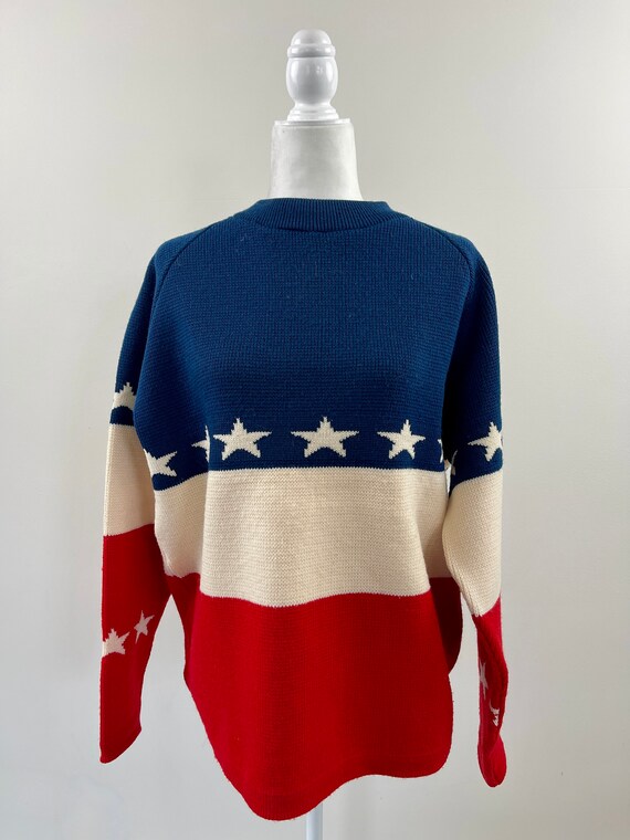 1980s Wool "Americana" Sweater