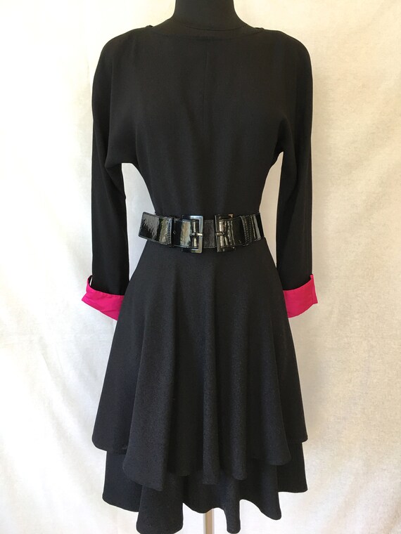 carven black dress