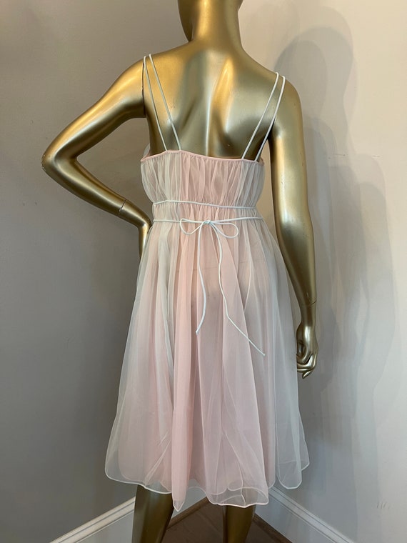 1960s Vanity Fair Babydoll Slip Dress - image 7