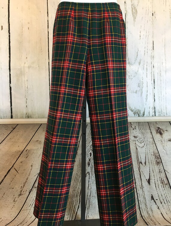 1970s Pendleton Plaid Pant