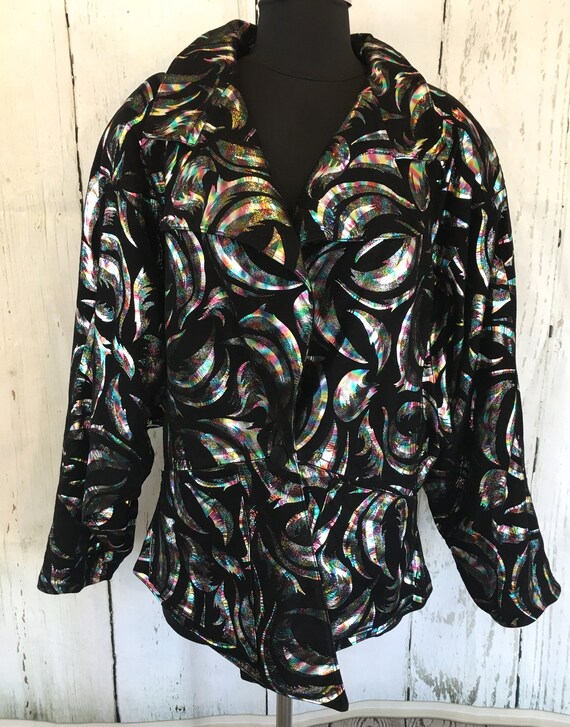 1980s Technicolor Suede Jacket
