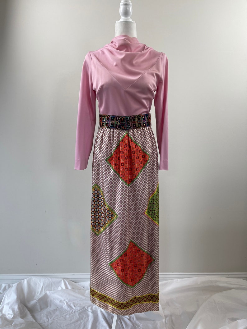 1970s Polyester Dress