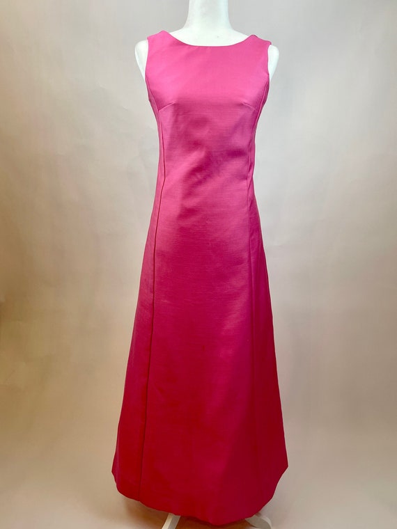 1970s Bubble Gum Pink Gown