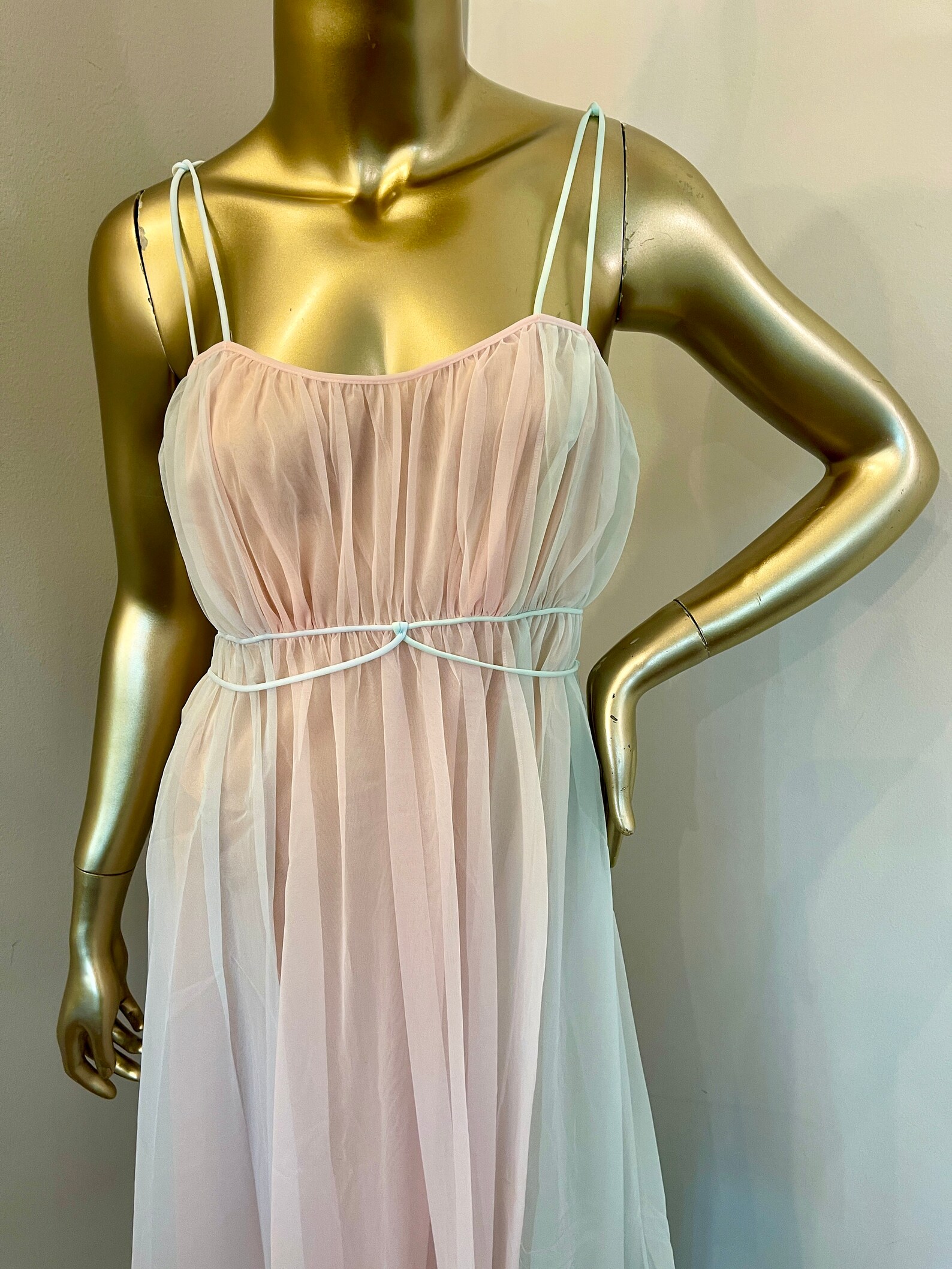 1960s Vanity Fair Babydoll Slip Dress Etsy