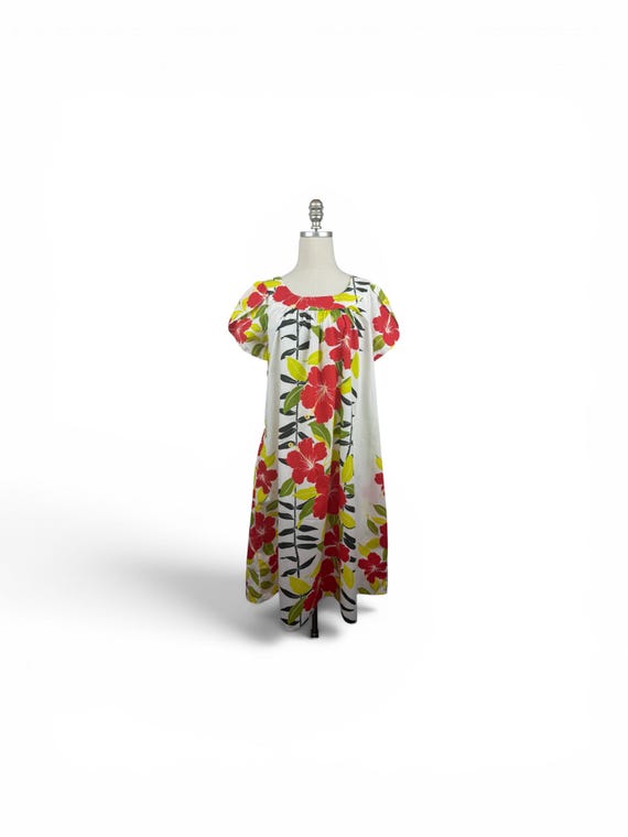 1980s Royal Creations Hawaiian Dress