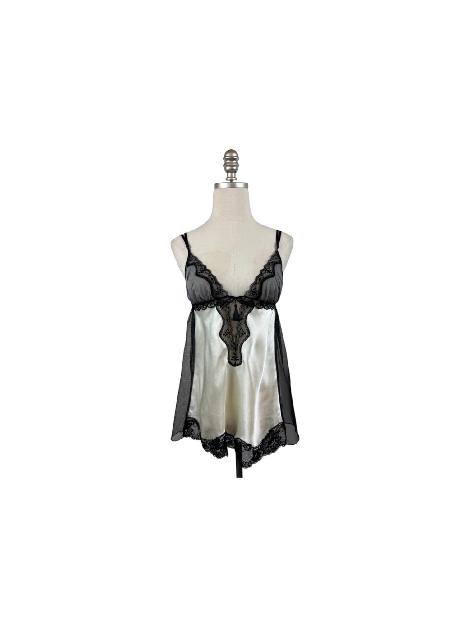 White Satin Lace Camisole Top - Etsy
