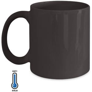 Taza divertida que cambia de color para gente gruñón de la mañana / Taza divertida genial / Navidad, cumpleaños, padres, taza del día de las madres imagen 4