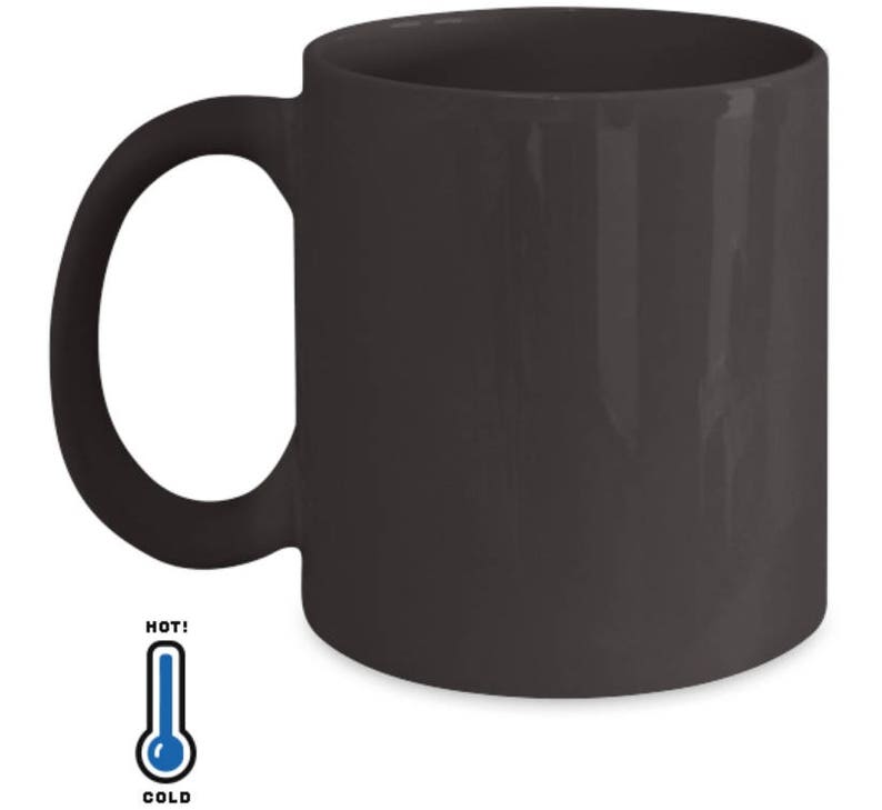 Taza divertida que cambia de color para gente gruñón de la mañana / Taza divertida genial / Navidad, cumpleaños, padres, taza del día de las madres imagen 4