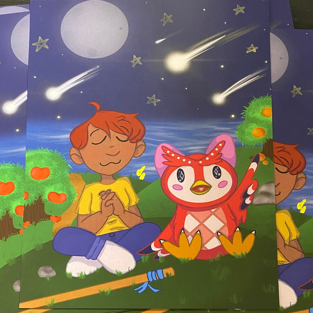 Make A Wish ACNH Print Etsy