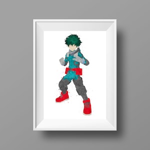 Impressão de arte em aquarela de herói aprendiz, arte de parede, impressão de arte digital.