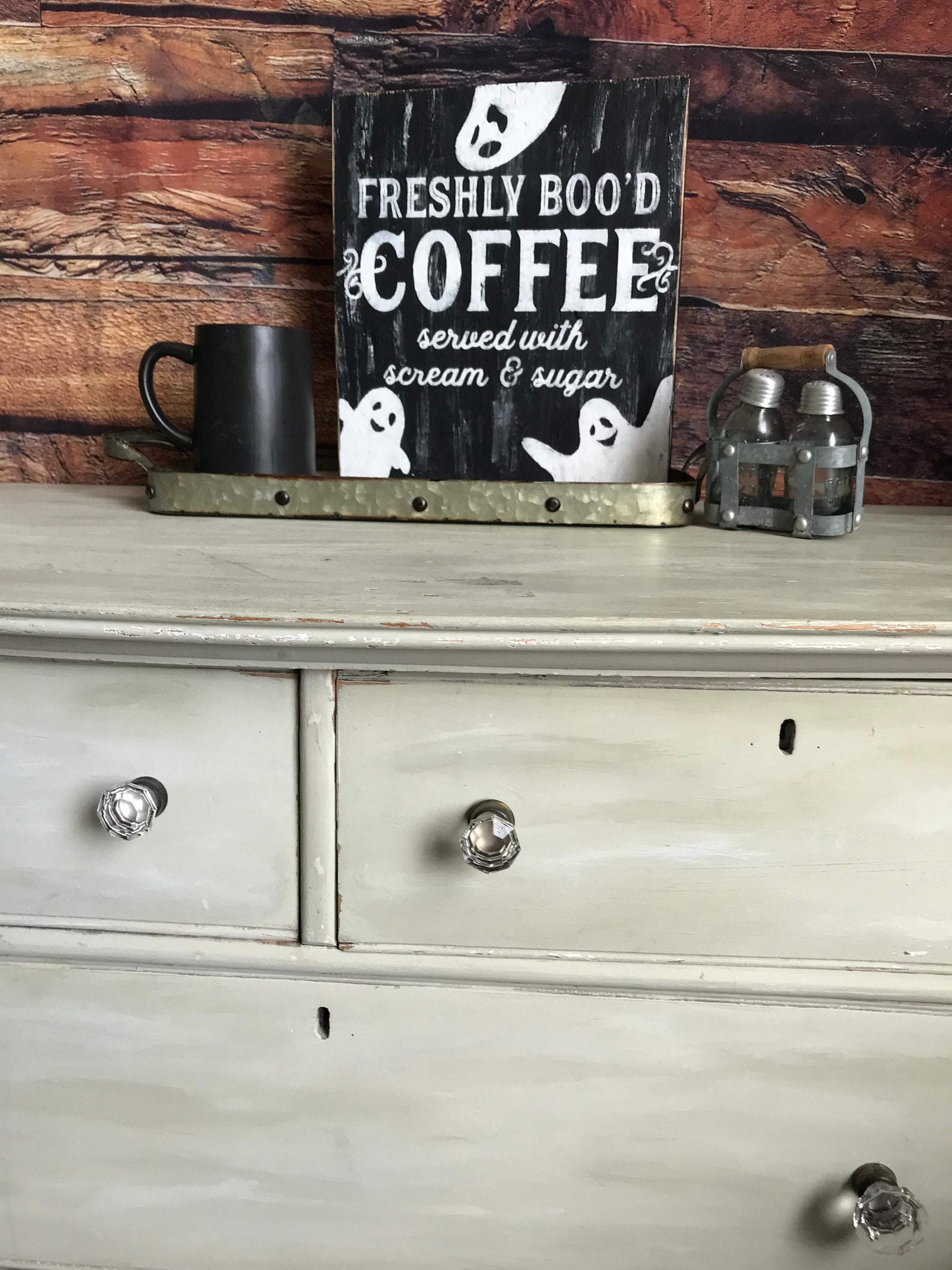 Rustic Boo Sign Halloween Decor / Rustic Halloween Sign / Ghost Decor / Freshly Boo’d ...