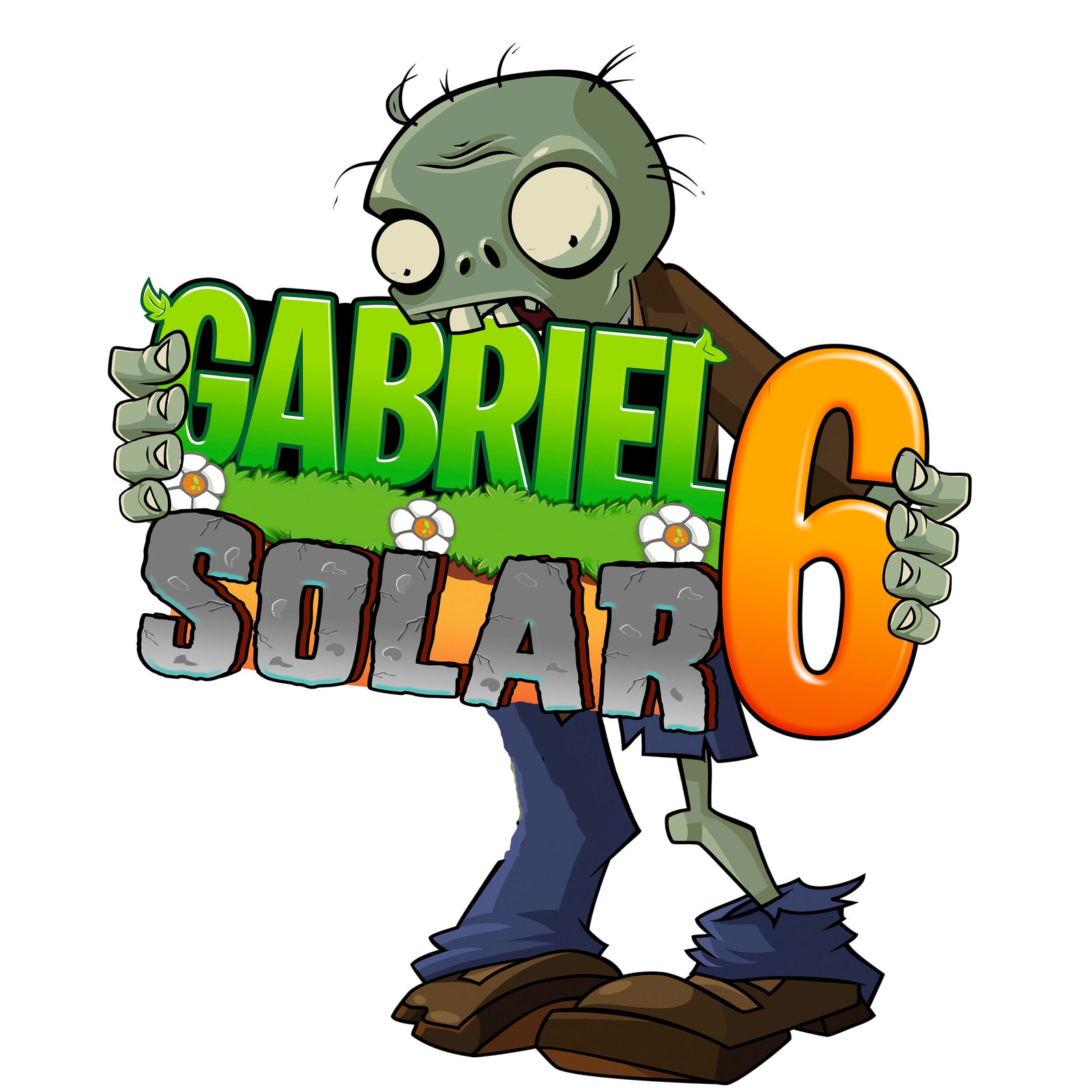 Custom Logo Plantas Vs Zombies Etsy