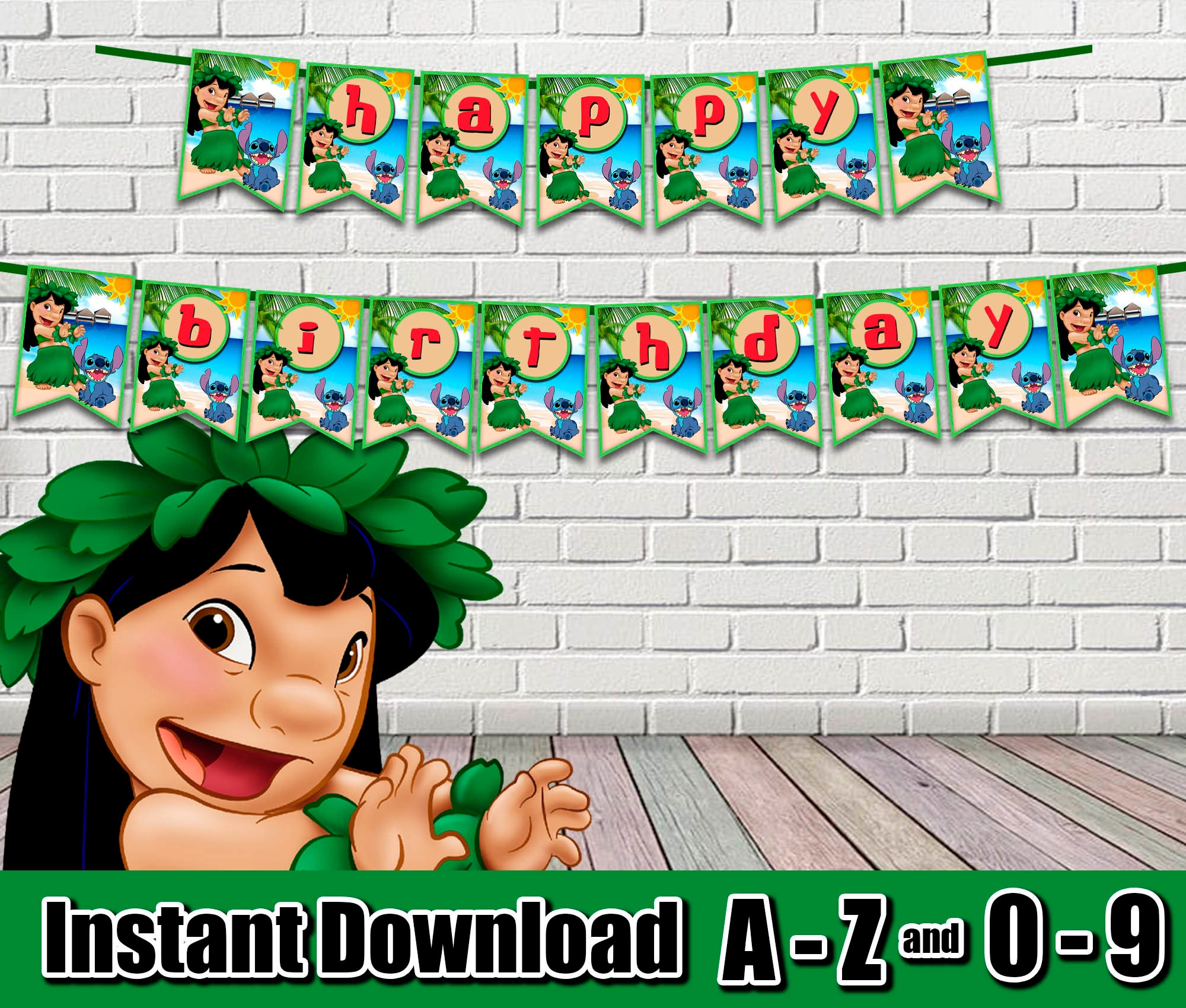 Lilo And Stitch Banner Instant Download | Etsy