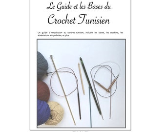 Le guide de base du crochet tunisien, un PDF imprimable