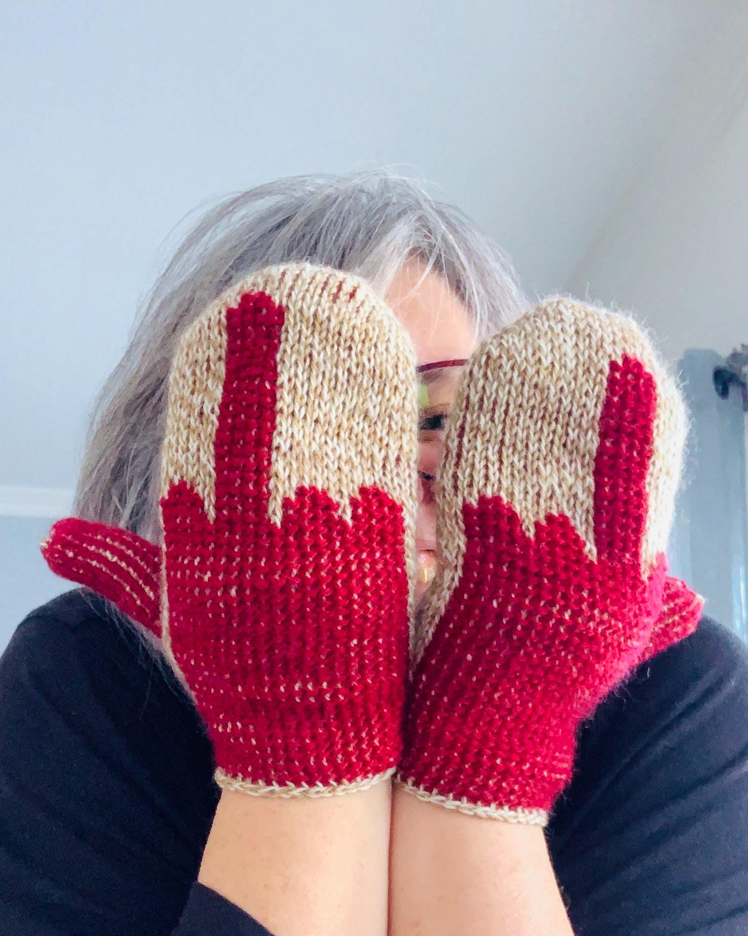 F-U Mittens, Middle Finger, Naughty, Tunisian Crochet Pattern ...