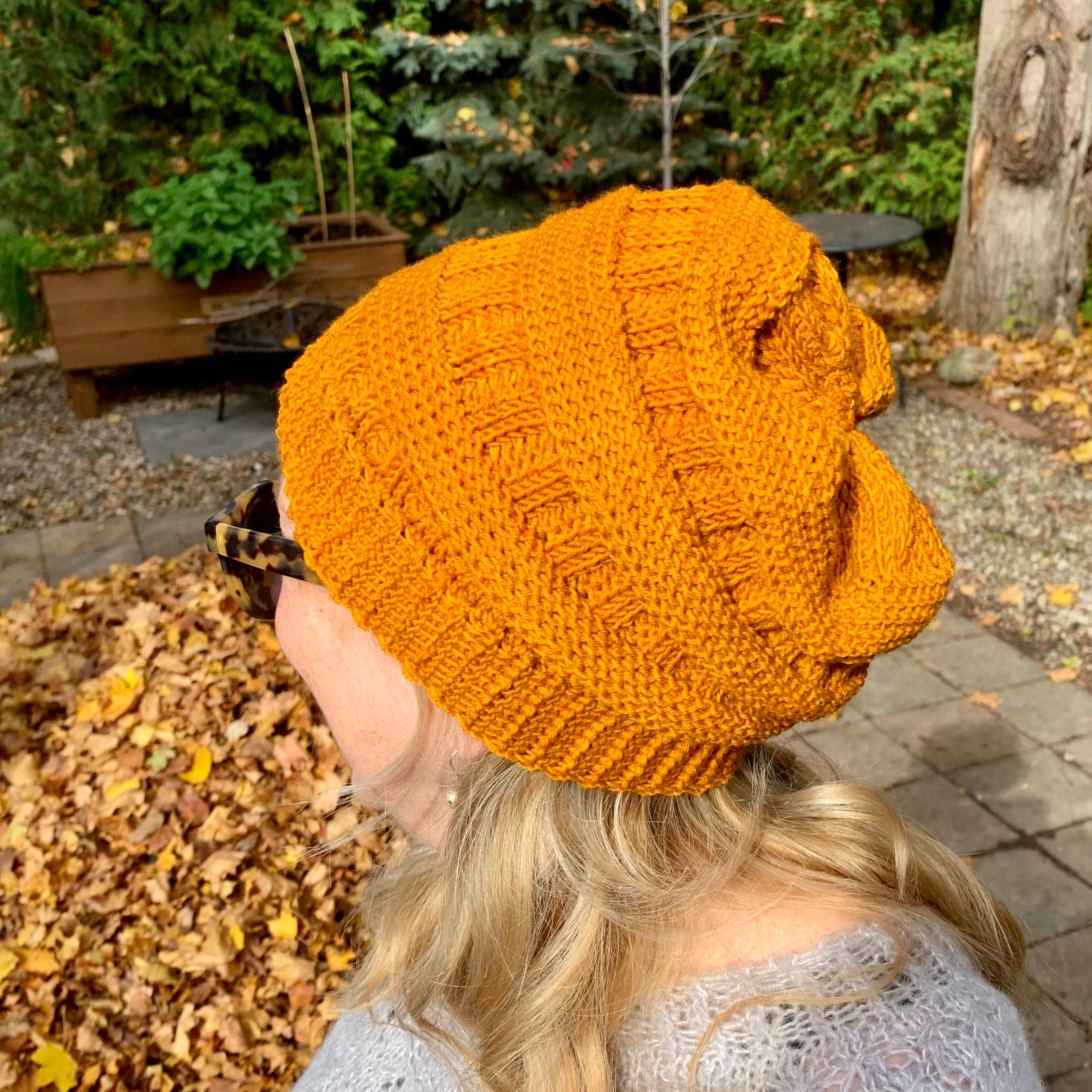 Messis Beanie Crochet Pattern: Tunisian Hat Toque (PDF 