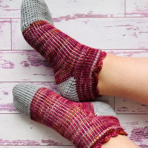 Ankle Socks Tunisian crochet pattern