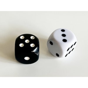 Vintage Large Size Dice, Set of Two
