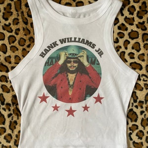 Hank Williams Jr Crop Tank