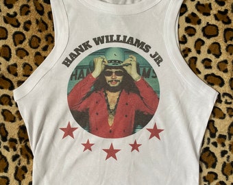 Hank Williams Jr Crop Tank