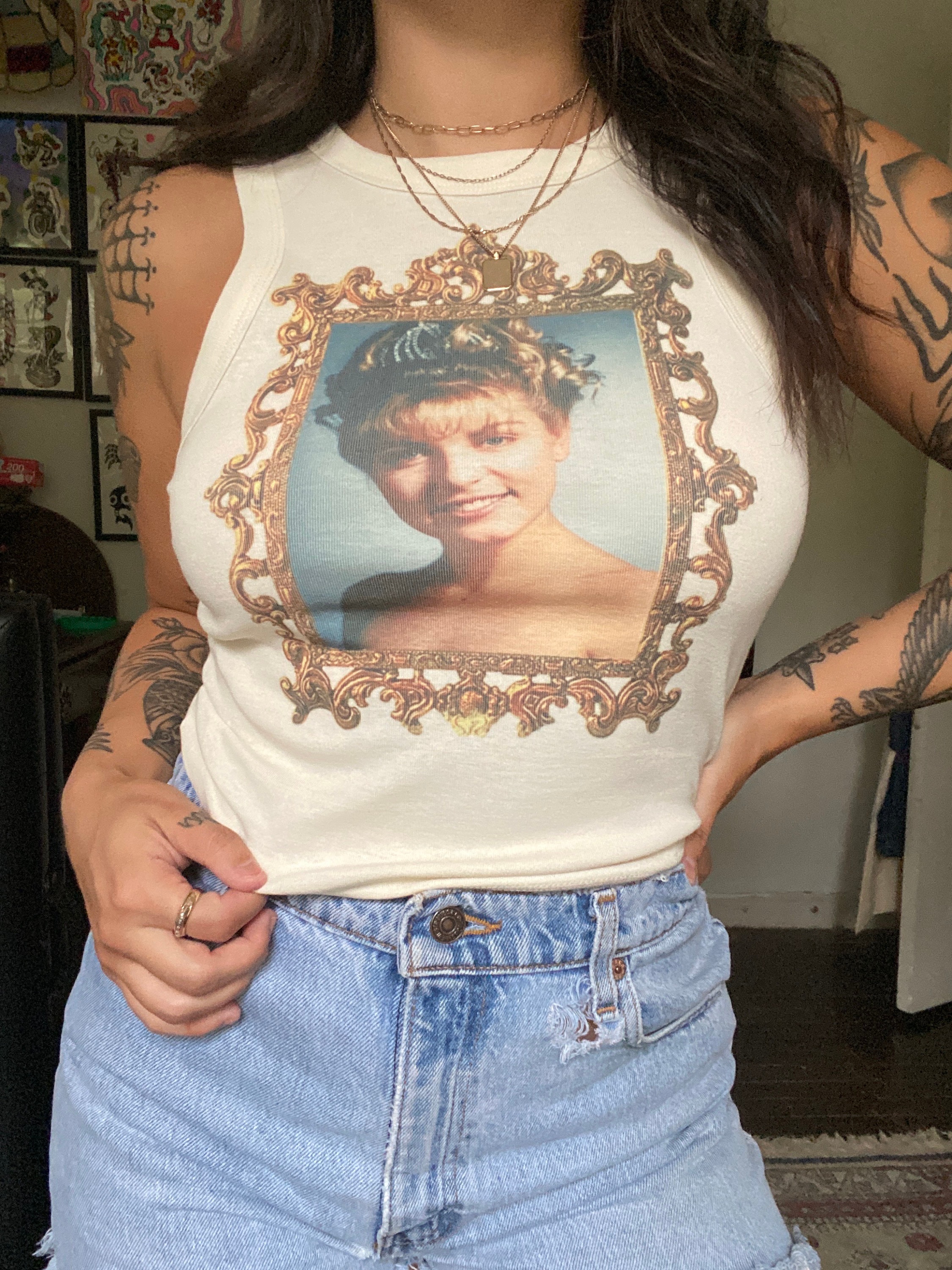 Laura Palmer Crop Tank Top