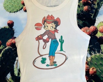 Cowgirl Betty Crop Tank