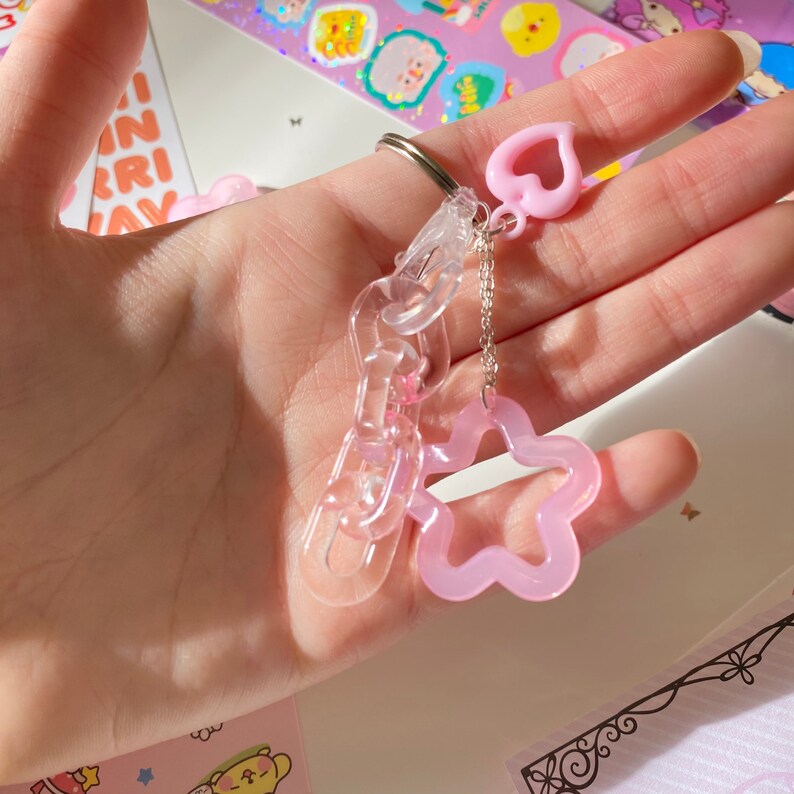 star chain keyring series!! multiple colours
