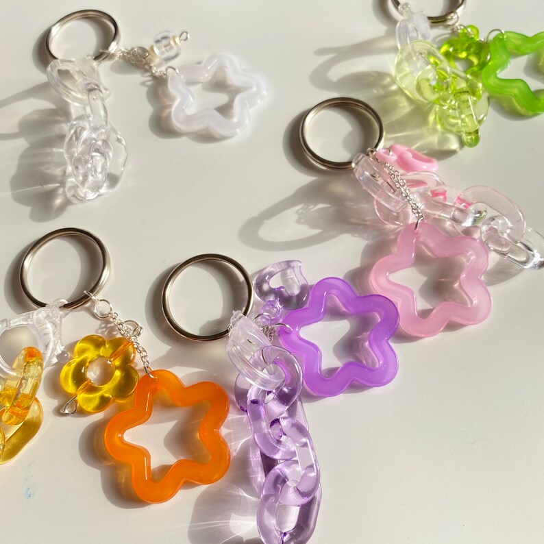 star chain keyring series!! multiple colours